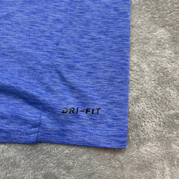 Nike Breathe Men's Training Running Shirt Tank Top Size Large Blue 832825-487 - Picture 6 of 9